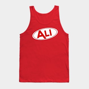 Muhammad Ali Red Kat Tank Top